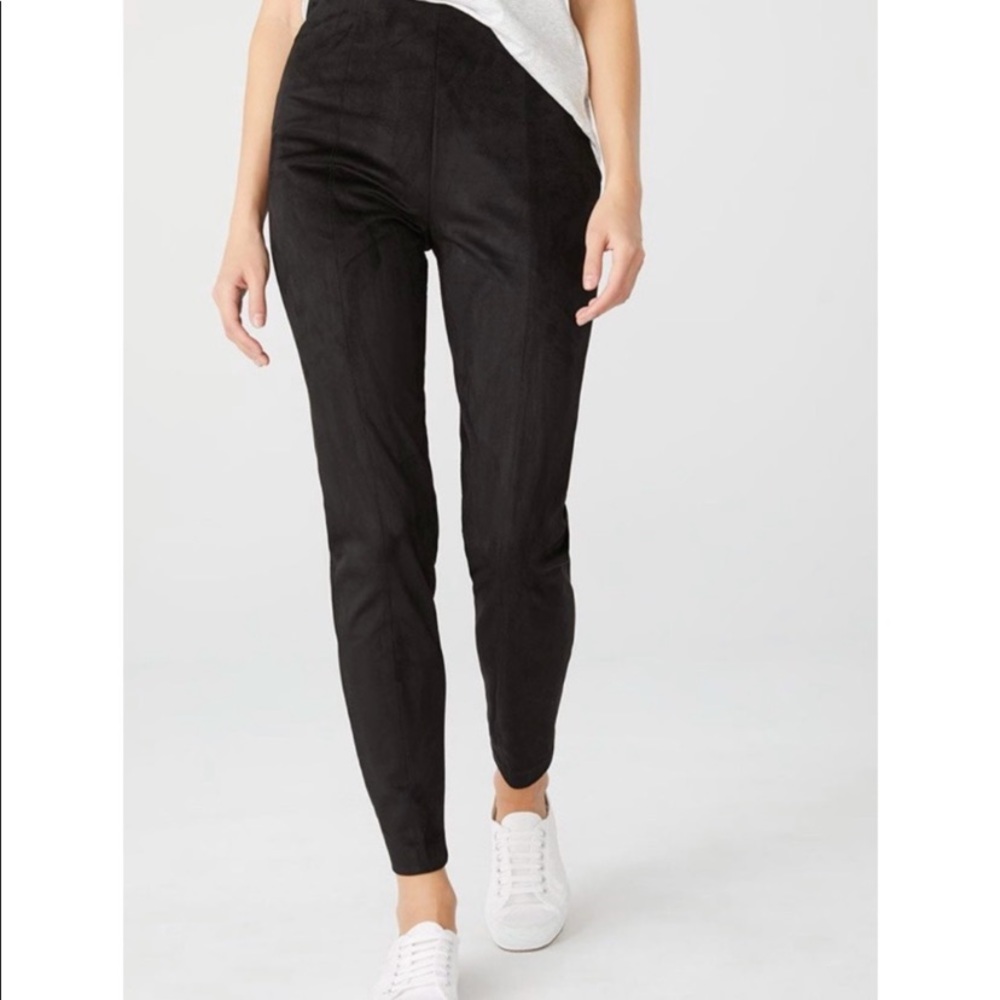 NWT RW&Co faux suede leggings